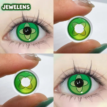 Qfdian Color Contact Lenses Halloween Circle Lens Yearly Genshin Nahida Hutao Mavuika Cosplay